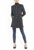 Long blazer made of Cashmere-Loden in anthracite - Image 1 - VON DÖRNBERG