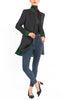 Long blazer made of Cashmere-Loden in anthracite - Image 8 - VON DÖRNBERG