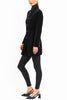 Long blazer from black velvet