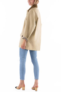 Barn-Jacket aus Outdoor-Baumwolle mit Babykord