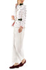 Bavarian blazer from ChapSilk in off-white with embroidered roses